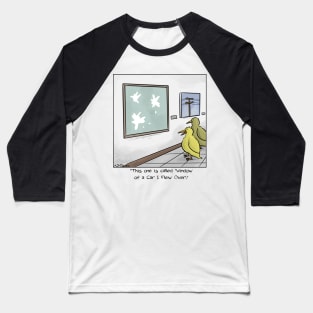 Bird Art Baseball T-Shirt